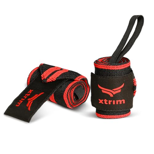 XTRIM Wrist Support for Men & Women, Wrist Band for Gym Wrist Wrap/Straps Gym Accessories for Men for Hand Grip & Wrist Support Crepe Bandage While Wo