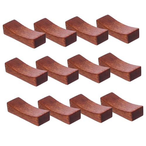 BRIGHTFUFU 12Pcs Concave Chopstick Holders Elegant Chopstick Rests for Dining and Tabletop Accessories Keeps Utensils Clean for Home and Restaurant Use
