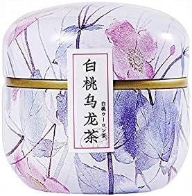 Herbal Tea, White Peach Fruit Tea, Individual Oolong Black Tea Bags, Slightly Sweet, Delicious to Enjoy Hot or Iced, Use in Teapots Mugs or Cups (1.85 oz can - 15 Cups)