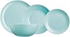 Piezas Crockery Set 19 Turquoise