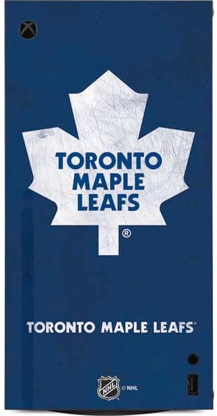 Skinit Decal Gaming Skin Compatible with Xbox Series X Digital Edition Console - Officially Licensed NHL Toronto Maple Leafs Distressed Design