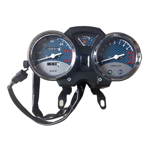 ゲージ オドメーター タコメーター ユニバーサル読み取り可能スピードメーターゲージパネルオートバイ走行距離計計器LED KM/H ATV電圧計タコメーターゲージ