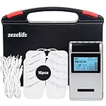 ZEZELIFE 4 in 1 Muscle Massage Machine, 4-Channel DIY Massage, Period Massage Machine for Women, Contains 16 Pads
