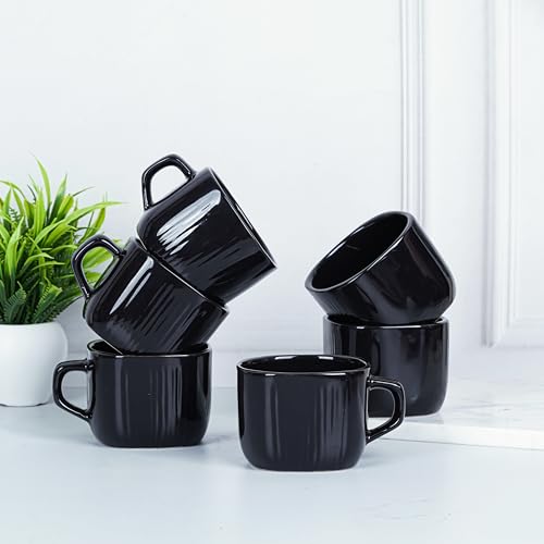 Image of DATA Zen Mug in Black, Set of 6