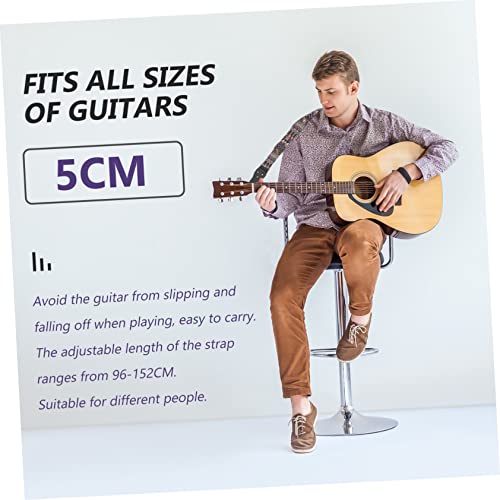 FAVOMOTO 1 Set Sangle De Guitare Ensemble Sangle De Guitare Électrique Basse Pick Classique Guitare Ukulélé Pick Polyester Sangles De Guitare Ukelele Picks Brodé Guitare Remplacement - Les Beatles, Paul McCartney, John Lennon, RIngo Starr, George Harrison FAVOMOTO 1 Set Sangle De Guitare Ensemble Sangle De Guitare Électrique Basse Pick Classique Guitare Ukulélé Pick Polyester Sangles De Guitare Ukelele Picks Brodé Guitare Remplacement – Image 5