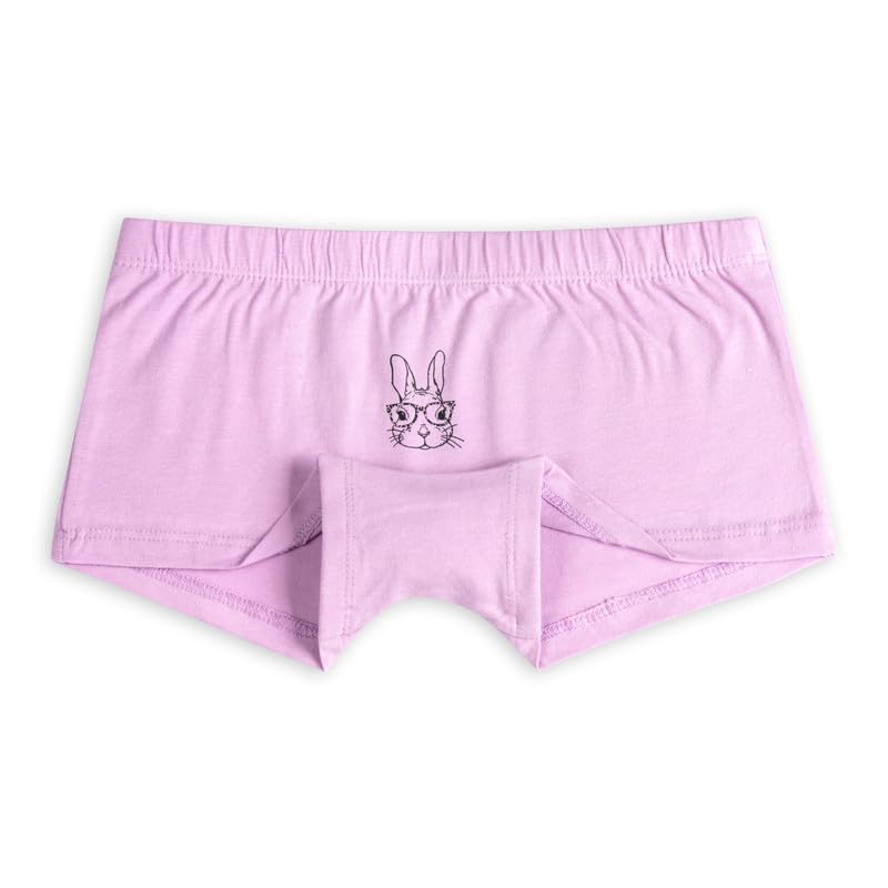 Image of Real Basics Girls Cotton Boxer Boyshorts Panties Underwear for Kids (Multicolor) Pack of 3