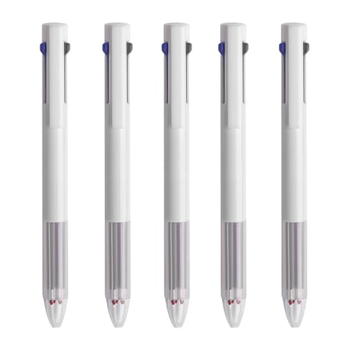 Set 5 bolígrafos gel retractables 3 en 1 0.5 mm