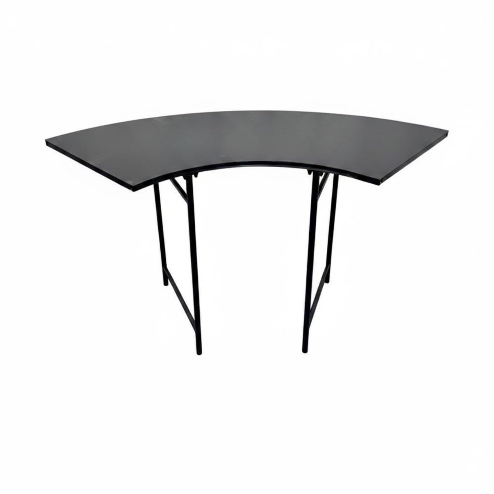 Mesa Postres en S Estilo Elegante Mesa Postres Curva Reutilizable Kit Candy Bar para Bodas, Celebraciones Al Libre, Negro
