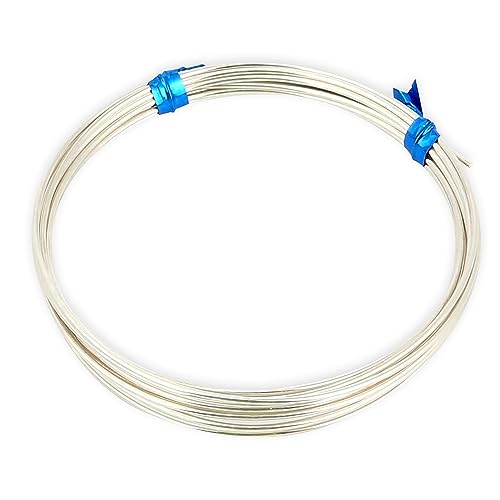 28 Gauge 5ft Half-Hard 925 Sterling Silver Wire