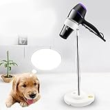 Occupiedpet Hair Dryer Stand, Adjustable Height Floor Stand with Rotatable Head, Aluminum Blow Dryer Holder for Hands-less Use in Home Salon - Image 4