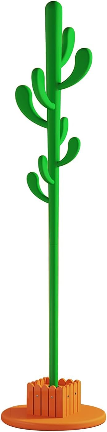 Cactus Coat Tree Freestanding Coat Rack With 8 Hooks Bamboo Hanging Clothes Rack For Entryway Bedroom Living Room(168cm/66.1in)