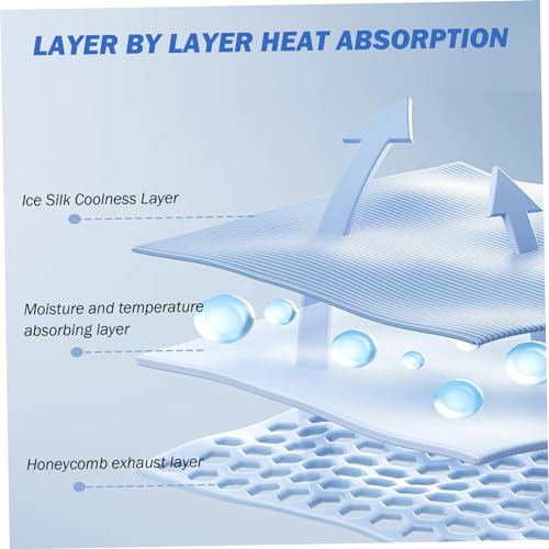 Car Seat Cooling Pad for Babies, 13x28inch Cartoon Baby Car Seat Cooling Pad with Hooks, Breathable Baby Car Seat Cooler, Comfortable Car Seat Liner for Stroller, Dining Chair