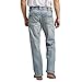 Silver Jeans Co. Men's Gordie Relaxed Fit Straight Leg Jeans, Light Wash Indigo, 36W x 32L