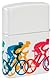 Zippo Sturmfeuerzeug - Bicycle Race, 540°, Color Image - Nachfüllbar - Wiederverwendbar - Windfestes Design - Geschenkbox - Made in USA