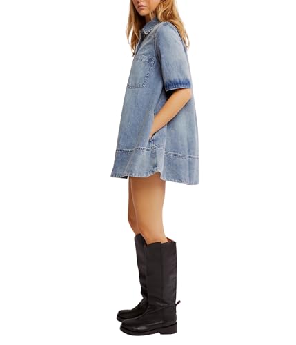 Free People Women's Remino Denim Mini2