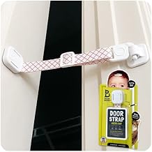 قفل باب Door Buddy Baby Proof مع حزام قابل للتعديل. لا حاجة لبوابة الطفل. غرفة آمنة للأطفال مع صندوق قمامة بينما تدخل القطط بسهولة. يتم تثبيته في ثوانٍ وهو بسيط ومريح للاستخدام. كراميل