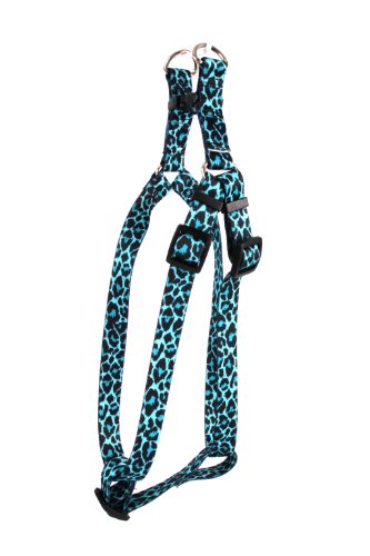 Image of Yellow Dog Design Step-In Harness, Medium, Leopard Teal