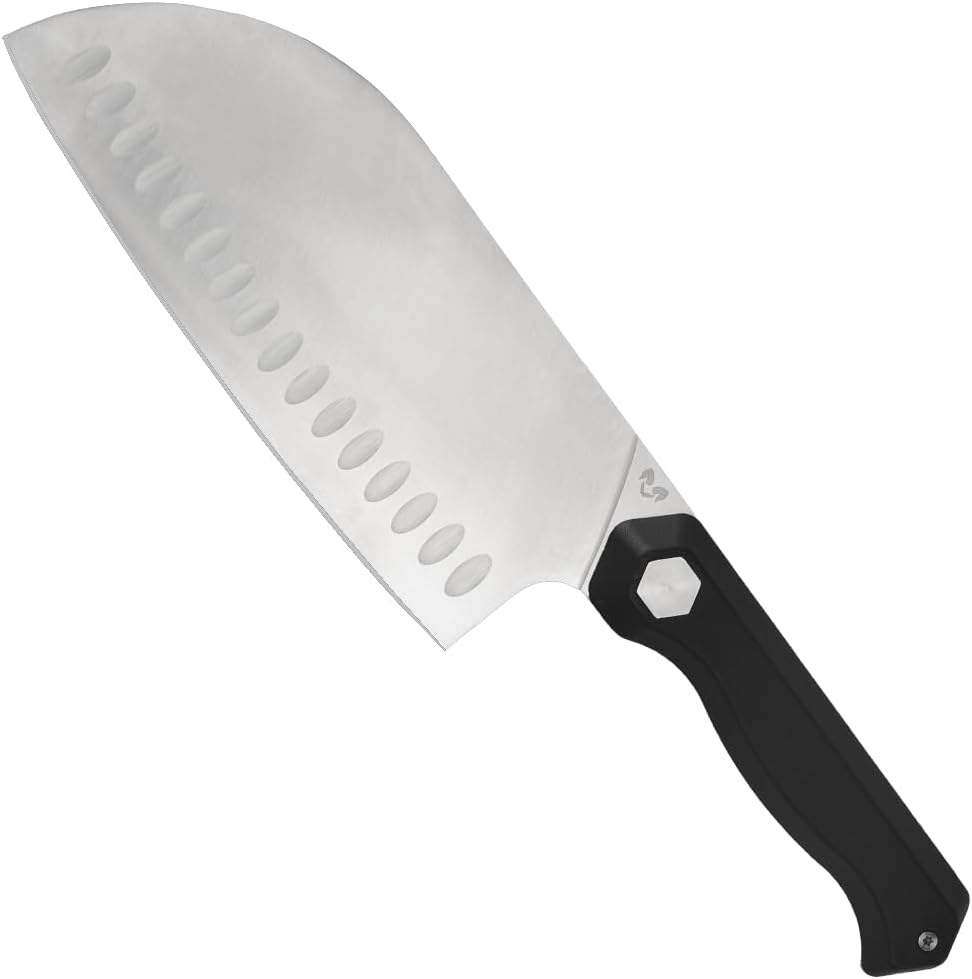 Damned Designs Osiris 7-Inch Professional Meat Cleaver | Heavy-Duty Japanese VG10 Steel, Replaceable Handle System, Full Tang Butcher Knife for Meat & Bone