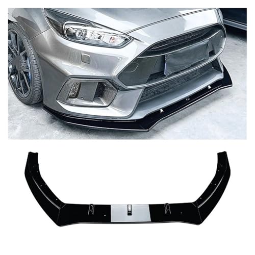 Spoiler avant Focus RS MK3 2015-2018 avec diffuseur pare-chocs noir brillant - 2