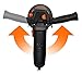 WEN 94475 7.5-Amp 4-1/2-Inch Angle Grinder with Reversible Handle, Three Grinding Discs, and Carrying Case, Black,orange