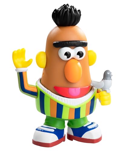 Poptaters Sesame Street Bert or Ernie - Includes 1 Character, Style Selected at Random, 14 Removable, Interchangeable Facial and Body Parts Including 1 Surprise Potato Head Piece - for Ages 8 and up