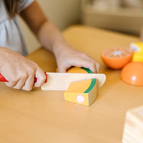 Melissa & Doug Cutting Fruit Set - Wooden Play Food Kitchen Accessory, Multi - Pretend Play Accessories, Wooden Cutting Fruit Toys For Toddlers And Kids Ages 3+ #TOP2