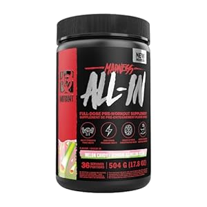 MUTANT Madness All-in | Full Dosed Pre-Workout Supplement | with Creatine Monohydrate | 504 G | Melon Candy
