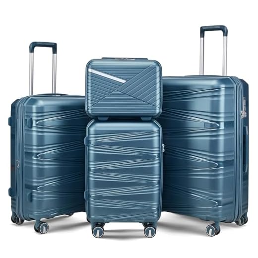 TRAVELEO 4-Piece Expandable Luggage Set