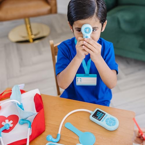Melissa & Doug Get Well Doctor Kit, 25-Piece Toddler Doctor Play Set, Realistic Pretend Play Toys & Accessories, Preschool Toys for Girls & Boys Ages 3+ - image 7