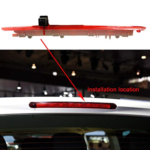 Transporter Van Waterproof night vision HD Car rear view camera brake light reversing system in 3rd brake light with rear view camera for Mercedes Benz Vito W447 Kasten Tourer Mixto 2014 - Image 3
