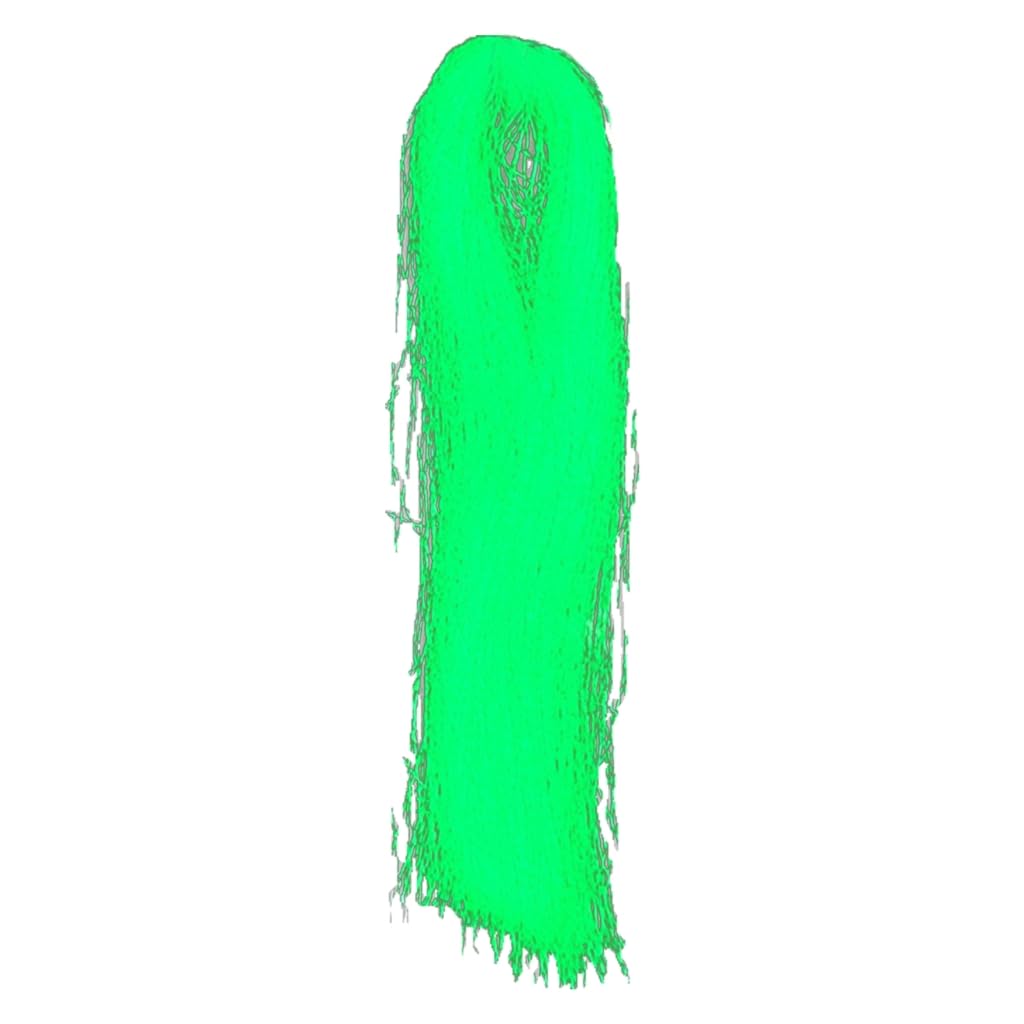 Elnwnnkc 220pcs Glow Fly Tying Materials Making Fly Jigs Fishing Lures Supply 7 Color Crystal Tinsel