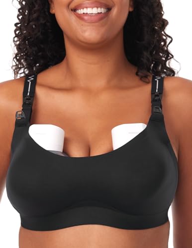 Momcozy Pumping Bra for Wearable Breast Pump, Nursing &...