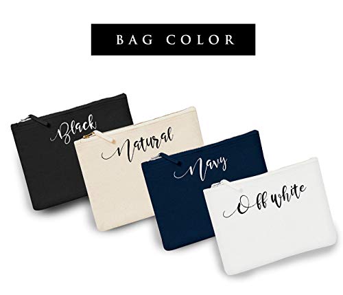 Bridesmaid Cosmetic Bags, Bridesmaid Gifts, Maid of Honor Makeup Bags, Bridesmaid Gift Box, Personalized, Toiletry Bags, Ask Bridesmaids - Thumbnail 6