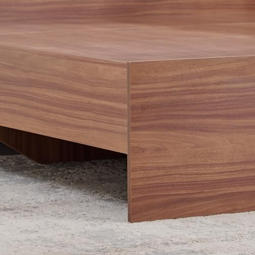 Image of Home Centre Helios Alton King Bed |Engineered Wood King Bed| (Walnut) |1 Year Warranty