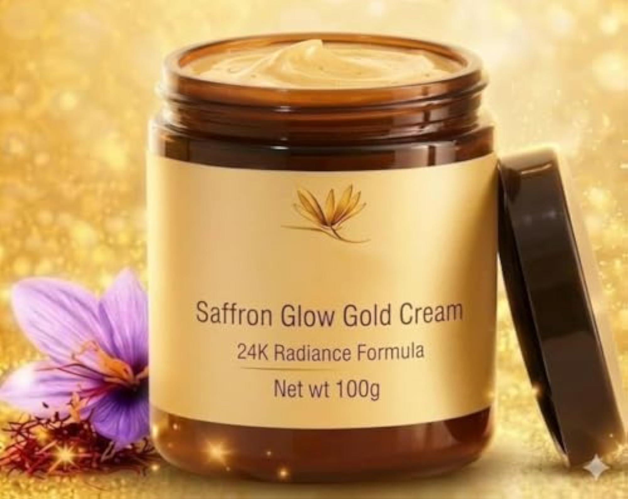 Gold & White Body Cream for Skin Brightening & Deep Moisturizing