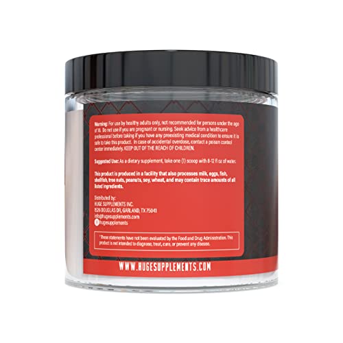 Huge Supplements Creatine Monohydrate Powder, 5000Mg Of Pure Creatine, Clinically Dosed To Boost Performance, Increase Muscle Strength And Size, 30 Servings #TOP2