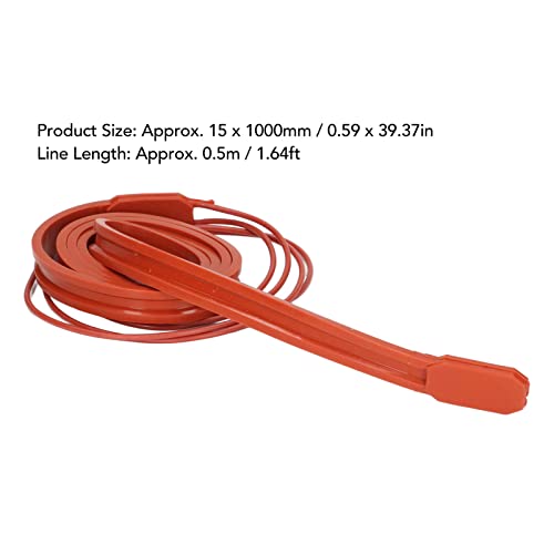 Silikon-Heizband-Unfreezer, Wasserdichtes Flexibles Heizungs-Antifrost-selbstregulierendes Band 220 V für Elektrische Rohrleitungsdrähte