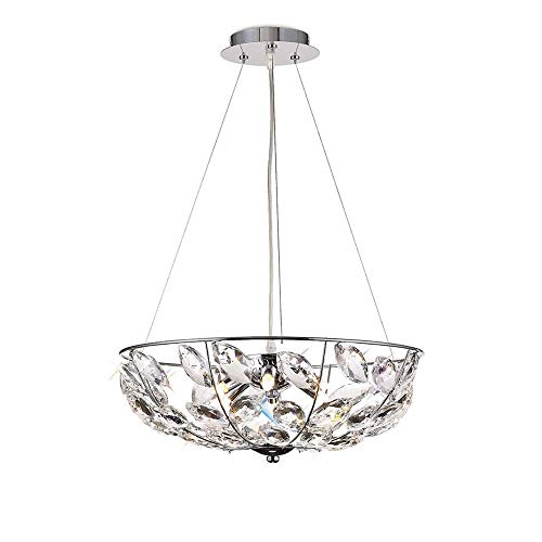 Image of Diyas IL31656 Galilea Pendant 6 Light G9 Polished Chrome/Crystal