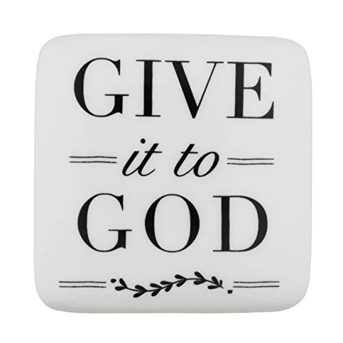 Roman 223296 Alexa's Angels Give It To God Prayer And Poems Printed On Sides Of Box, 2-Inch Square #TOP2