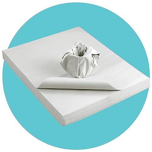 Triplast 200 Sheets of Newspaper Offcuts (20 x 30 inch) - Off White Newsprint Paper - Oil Absorbent Fish & Chip Shop Wrap - Plain Wrapping, Void Fill & Packing Paper Sheets for Moving House