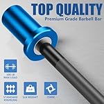 EVERYMATE 5LB Mini Barbell Bar Beginner Women Kid Barbell Total Body Workout Weighted Bar,for Strength Training, for Youth Children New Weightlifting - Image 4