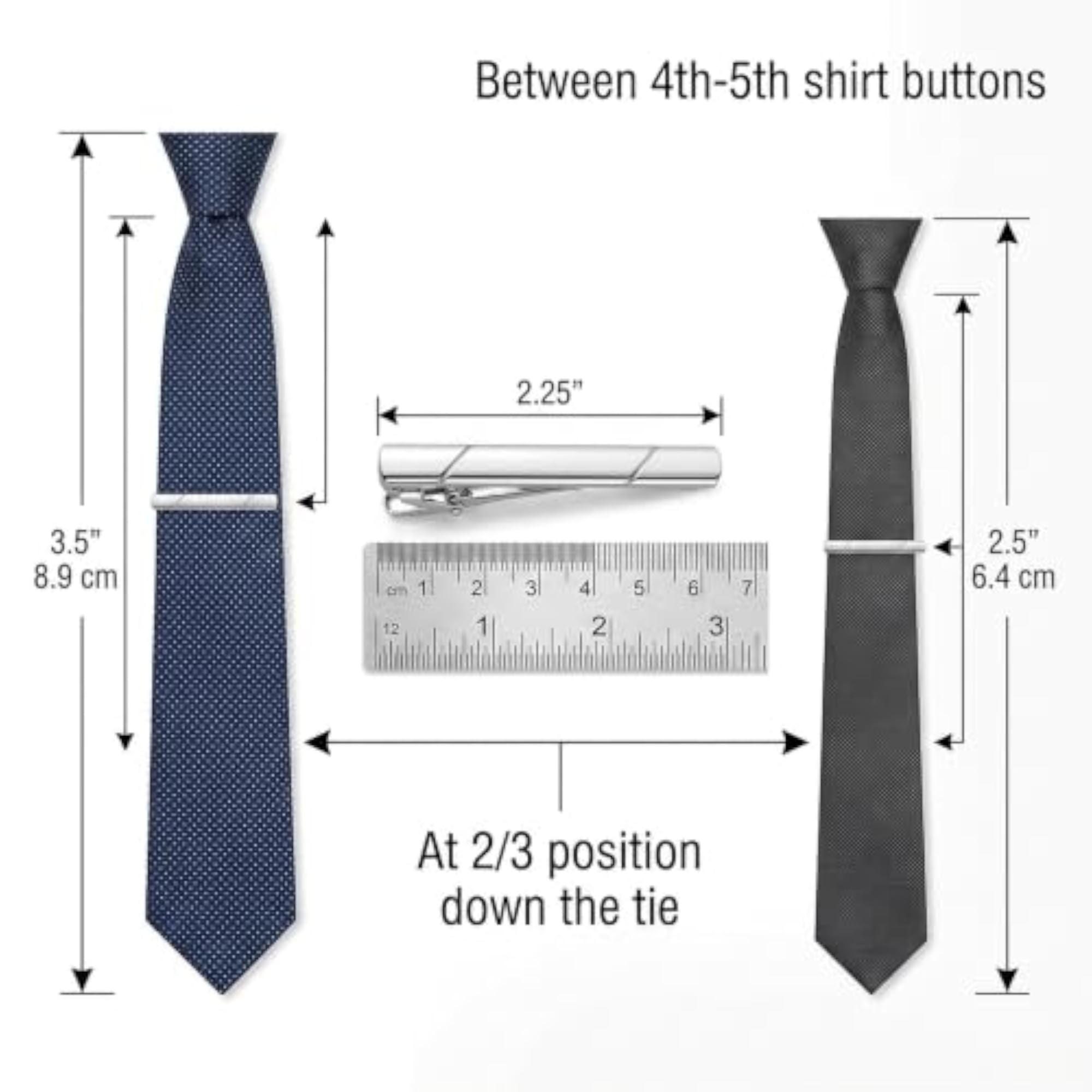 Men's 4pcs Fashion Elegant Style Tie Clip Set, Luxury Package