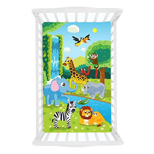 Aitazz Fitted Crib Sheets Baby Toddler Mattress Sheets For Boys And Girls Unisex 4 Pack Set (Color : Colorful) #TOP3