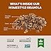 Erin Baker’s Homestyle Double Chocolate Granola with Ancient Grains - Made from Natural Ingredients, Crunchy, Versatile Snack or Cereal - Vegan Friendly, Non-GMO, Resealable 12oz Bags, 6-Pack