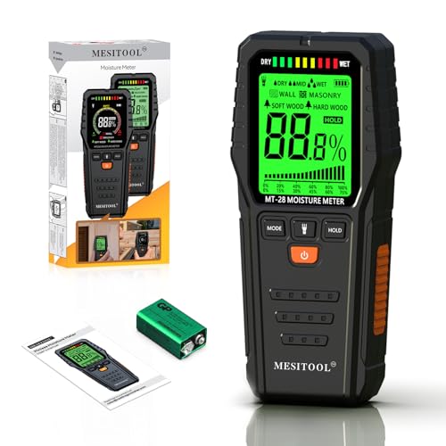 Moisture Meter for Walls Moisture Meter Wall Non-Destructive Measurement Moisture Meter Masonry Suitable for Wood Wall