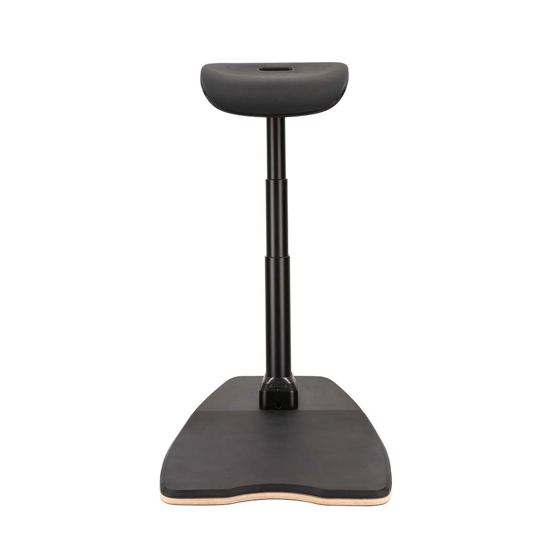 Spacetronik Ergonomischer Stehhocker mit Anti-Ermüdungsmatte | Stehhilfe Höhenverstellbar 61,5-118 cm, Belastbar bis 125 kg, Stehstuhl für gesundes und aktives Sitzen und Stehen