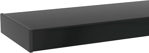 Miniatura 15 de Mesa de centro rectangular de vidrio para sala de estar, mesa auxiliar lateral moderna con estante inferior, perfecta para sala de estar, Negro