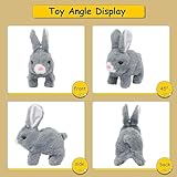 Sunshine smile Hüpfendes Kaninchen,Sprechender Hasen,Hasen Kuscheltiere Klein, Interaktives Kaninchen Haustier,Elektronisches Plüschhase mit Geräusche Macht