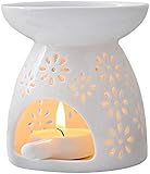 Wax Melt Burner Wax burner Ceramic Oil Burners Assorted Wax Warmer Aromatherapy Holder Candle Scented Diffuser Home Bedroom Decor Flower Pattern