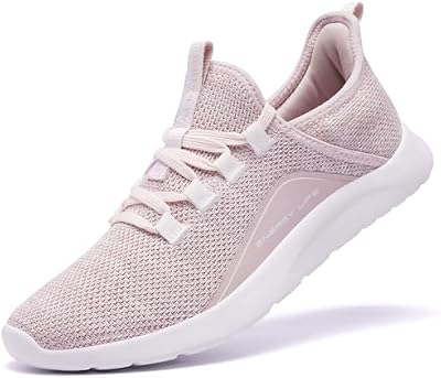 ALEADER Women Energycloud Slip On Walking Running Shoes,Light Pink,Size 7.5